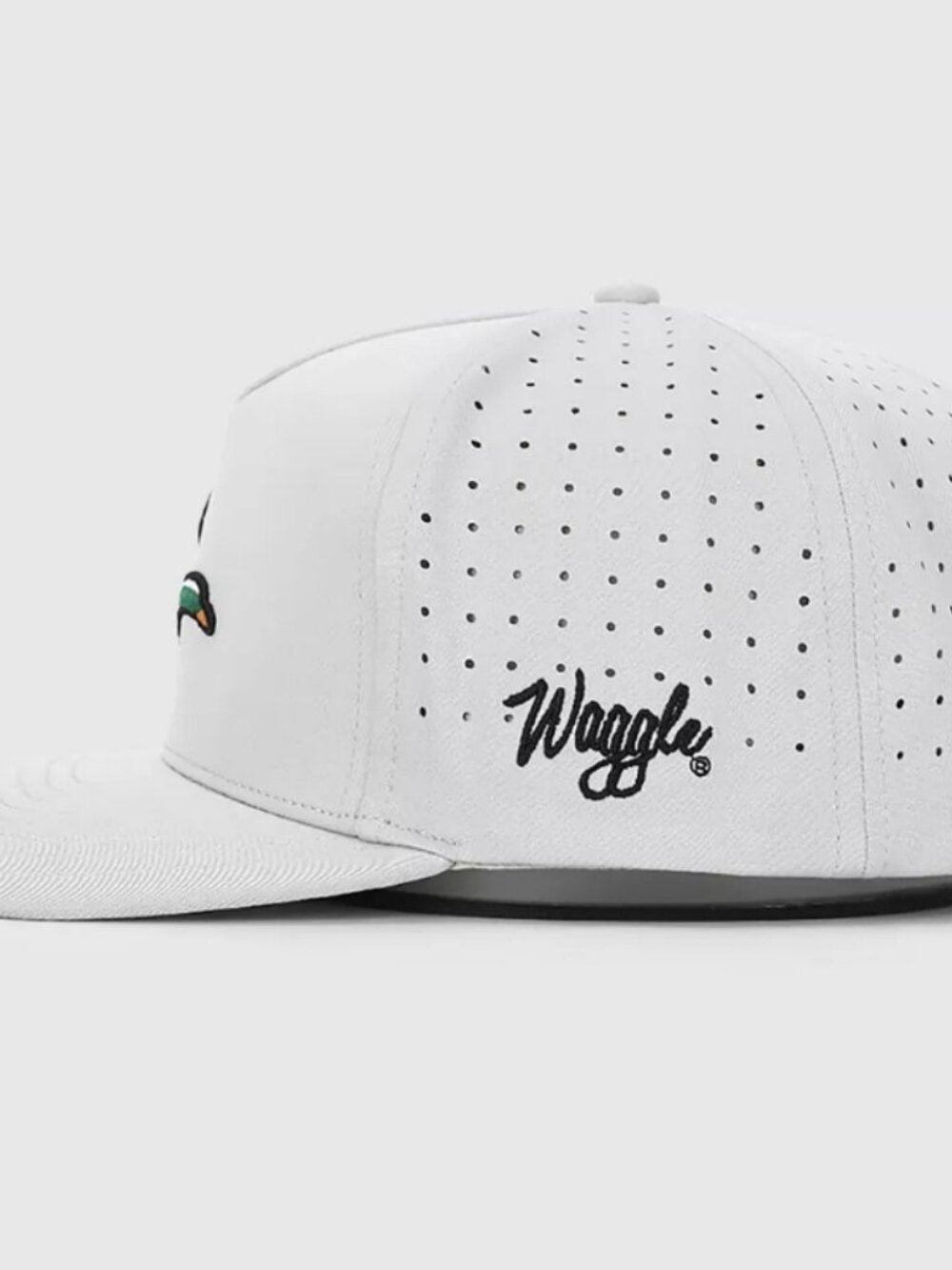 Waggle Hat Decoy: Light Gray Adult Animal Icon Trucker Style - Picture 5 of 6